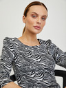 Orsay Belo-črna ženska vzorčasta majica ORSAY