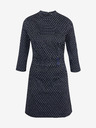 Orsay Temno modra ženska vzorčasta obleka ORSAY