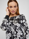 Orsay Belo-črna ženska cvetlična bluza ORSAY