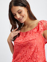 Orsay Rožnata ženska čipkasta bluza ORSAY