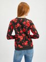 Orsay Rdeče-črna ženska cvetlična jopica ORSAY