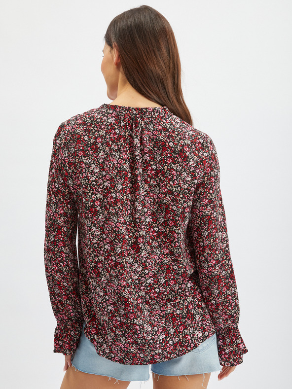 Orsay Vinsko rdeča ženska cvetlična bluza ORSAY