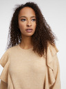 Orsay ORSAY Bež ženski pulover z volančki ORSAY