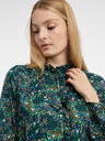 Orsay Temno zelena ženska cvetlična bluza ORSAY