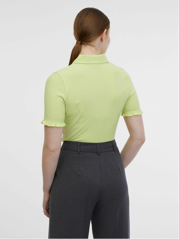 Orsay Rumena ženska črtasta polo majica ORSAY