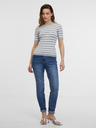 Orsay Svetlo siva ženska črtasta pletena majica ORSAY