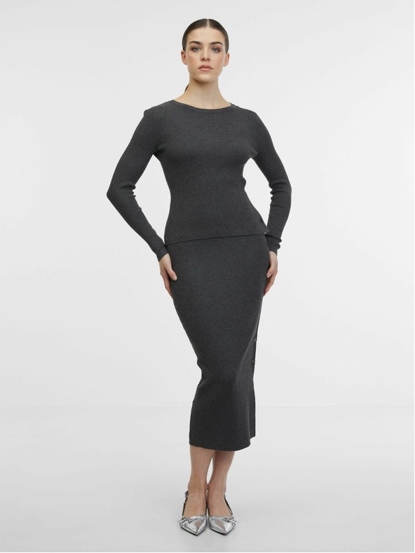 Orsay Siv ženski pulover ORSAY