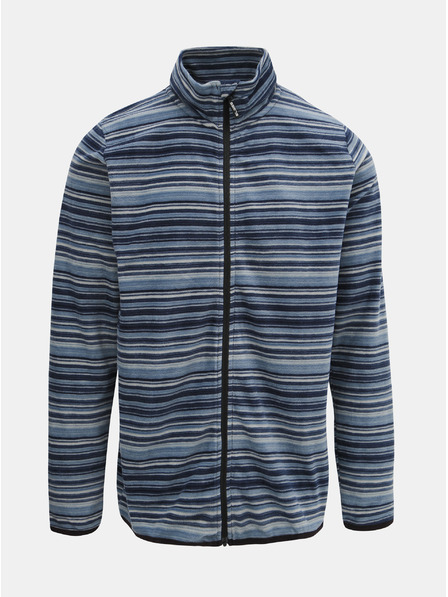 Sam 73 Modra moška fleece prugasta jopica SAM 73