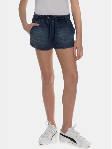 Sam 73 Temno modre dekliške jeans kratke hlače SAM 73