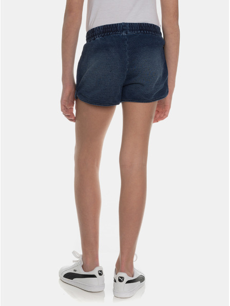 Sam 73 Temno modre dekliške jeans kratke hlače SAM 73