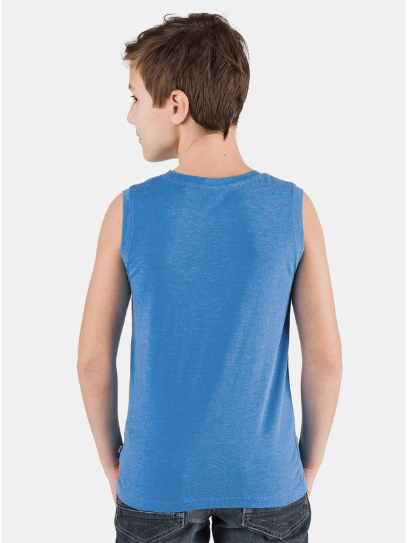Sam 73 Modra fantovska majica brez rokavov SAM 73