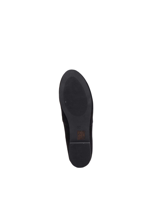 CAMAIEU Črne balerinke na nizki peti CAMAIEU