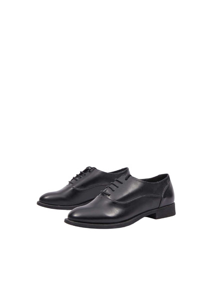 CAMAIEU Črni ženski mokasini na nizki peti CAMAIEU