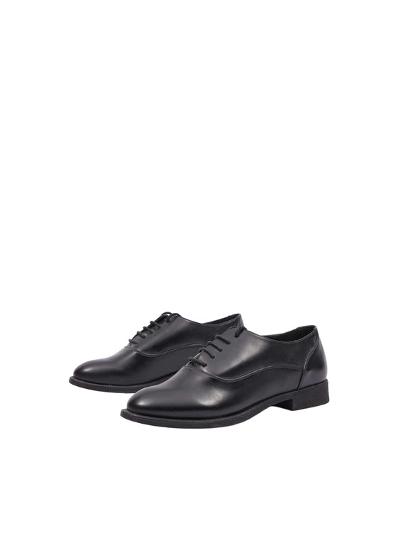 CAMAIEU Črni ženski mokasini na nizki peti CAMAIEU