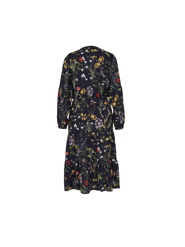 CAMAIEU Temno zelene cvetlične obleke