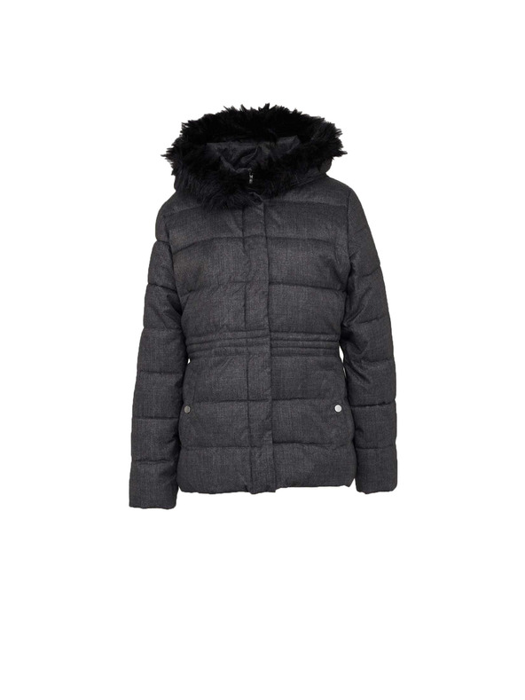 CAMAIEU Zimska jakna s krznom na kapuci