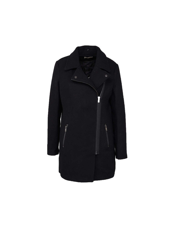 CAMAIEU Črn zimski plašč CAMAIEU