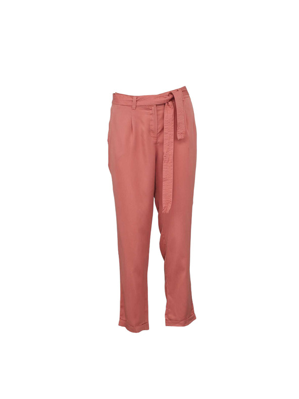 CAMAIEU Rožnate ohlapne hlače CAMAIEU