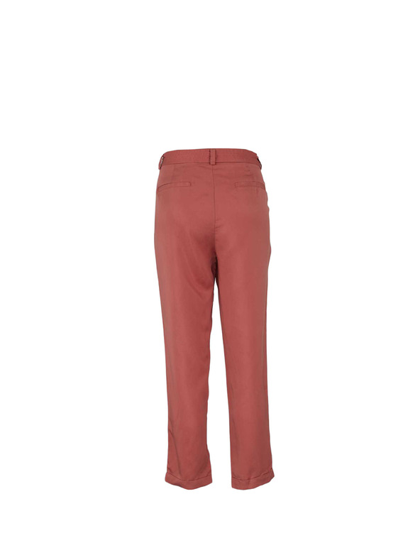 CAMAIEU Rožnate ohlapne hlače CAMAIEU