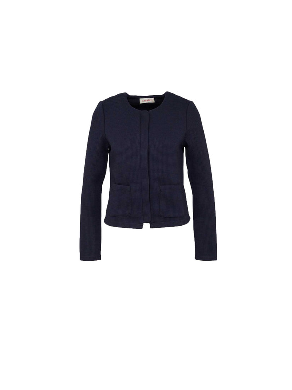 CAMAIEU Temno moder ženski blazer CAMAIEU
