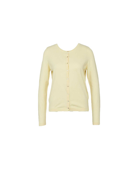 CAMAIEU Svetlo rumen pulover z gumbi