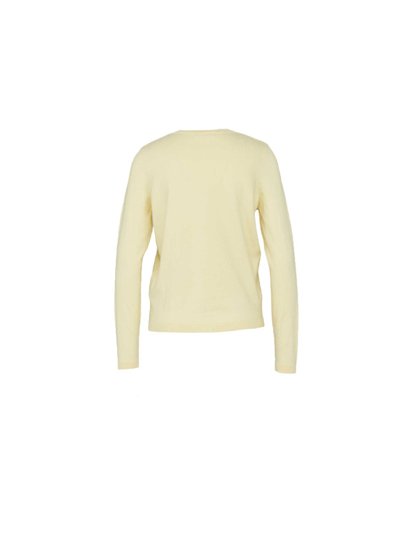 CAMAIEU Svetlo rumen pulover z gumbi