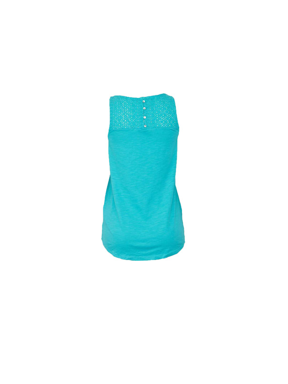 CAMAIEU Turkizna majica brez rokavov CAMAIEU