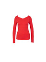 CAMAIEU Rdeča majica z dolgimi rokavi CAMAIEU