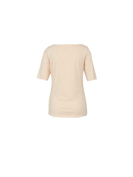 CAMAIEU Kremasto majico s kratkimi rokavi