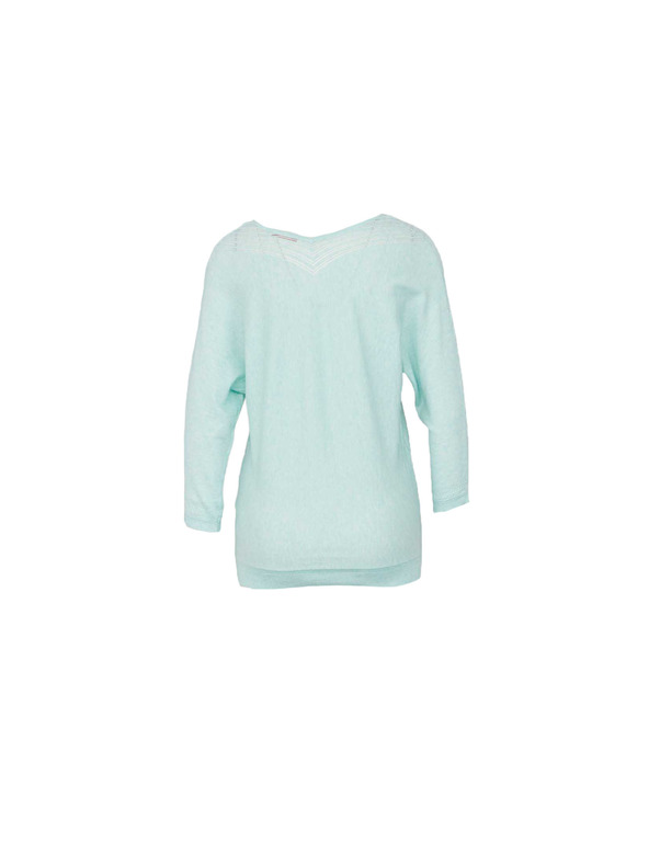 CAMAIEU Zelen pulover CAMAIEU