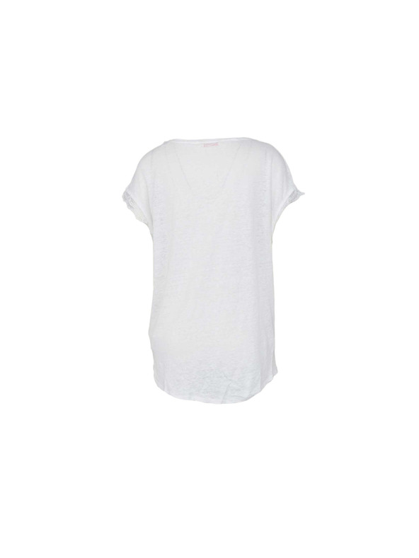 CAMAIEU Bela kratka majica