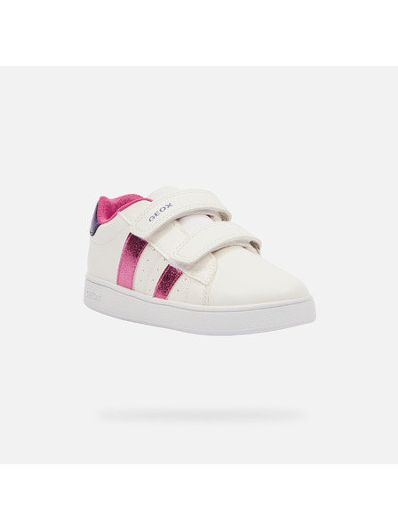 Geox Bele dekliške superge Geox Eclyper Girl