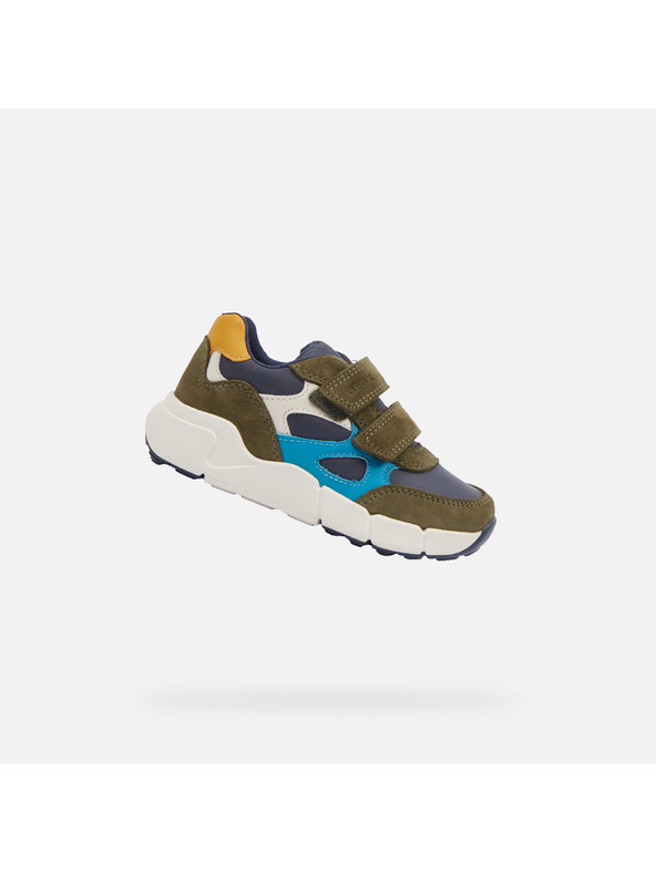 Geox Khaki otroški čevlji za prve korake Geox Flexyper Mini Boy