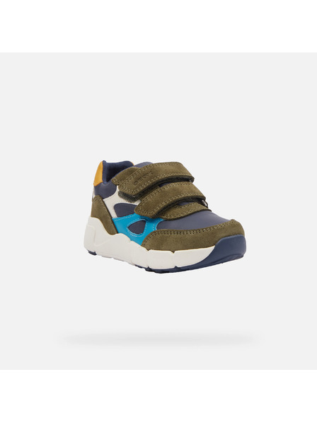 Geox Khaki otroški čevlji za prve korake Geox Flexyper Mini Boy