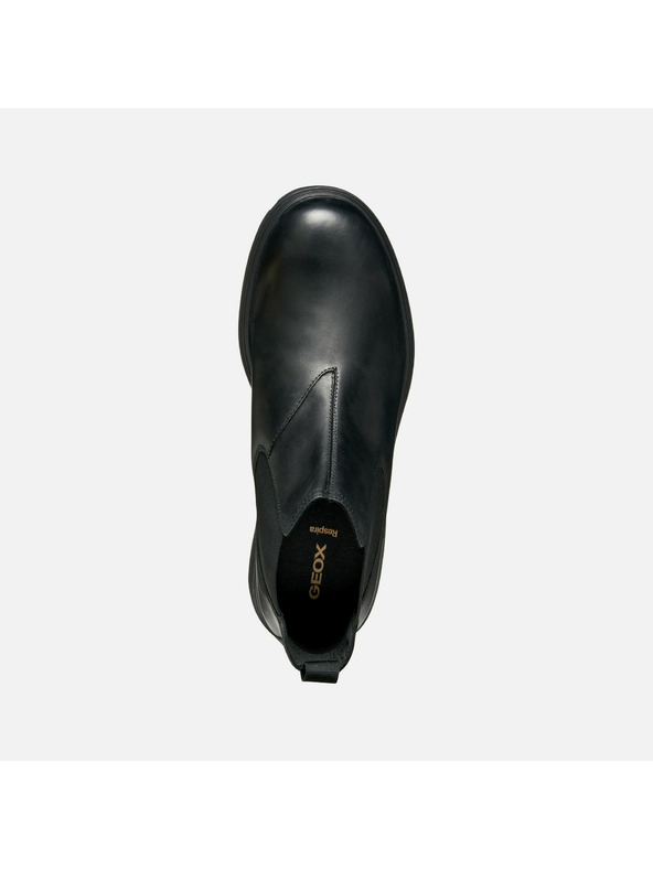 Geox Črna moška gležnjarska obutev Geox Meiern