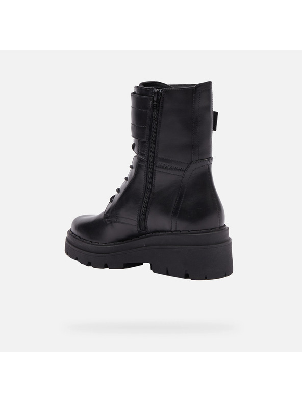 Geox Črni ženski gležnjarji Geox Felleny