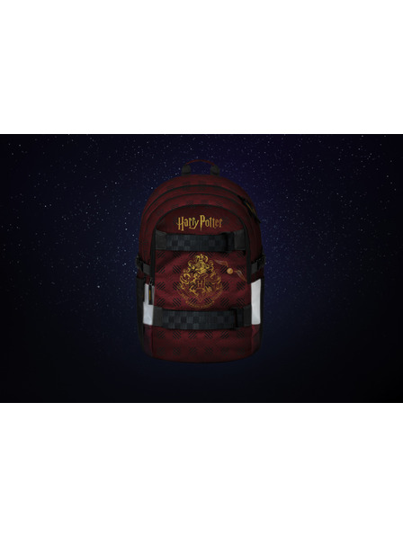 BAAGL  BAAGL Šolski nahrbtnik Skate Harry Potter Bradavice vinsko rdeč