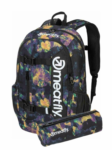 Meatfly Meatfly nahrbtnik Basejumper Dark Aquarel 22 L + PERESNICA | Prostornina 22 L