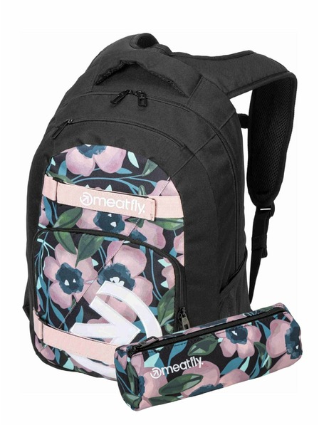 Meatfly Meatfly nahrbtnik Exile Pink Flowers 24 L + PERESNICA | Prostornina 24 L