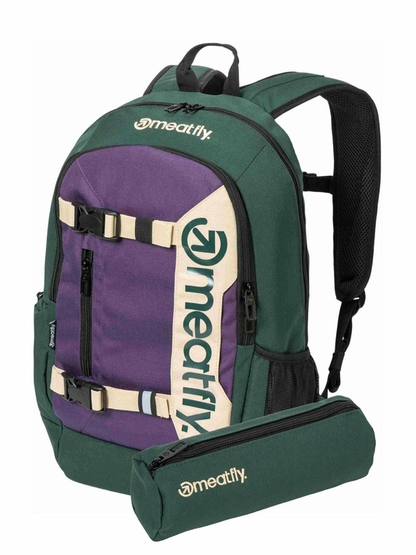 Meatfly Meatfly nahrbtnik Basejumper Botanical / Purple 22 L + PERESNICA | Prostornina 22 L