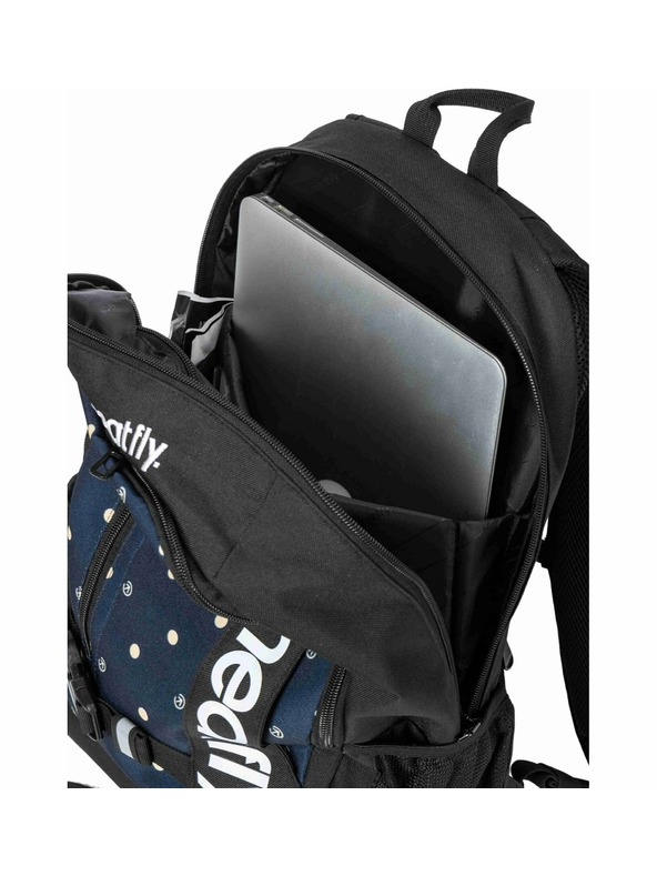 Meatfly Meatfly nahrbtnik Basejumper Yellow Dots 22 L + PERESNICA | Rumena | Prostornina 22 L