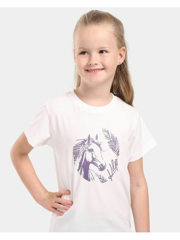 Kilpi Dekliška bombažna majica Kilpi MALGA-JG Bela