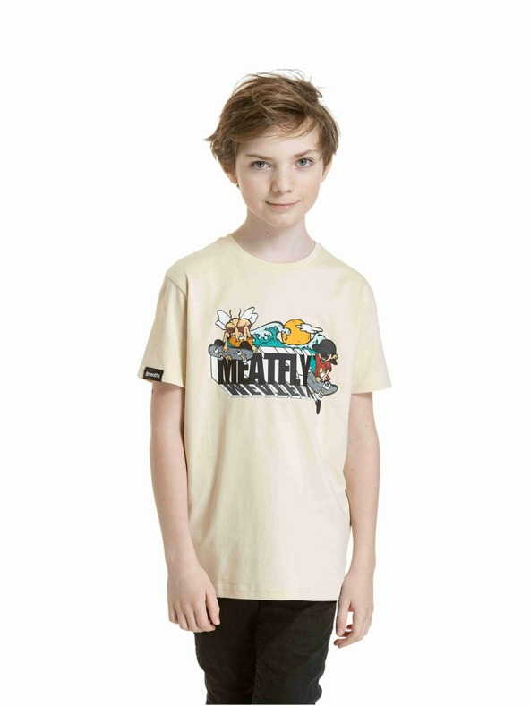 Meatfly Meatfly otroška majica Skejters Sand | Peščena