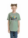 Meatfly Meatfly otroška majica Skejters Olive | Zelena