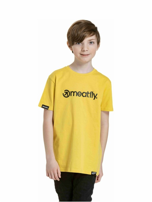 Meatfly Meatfly otroška majica Bart Vanilla | Rumena