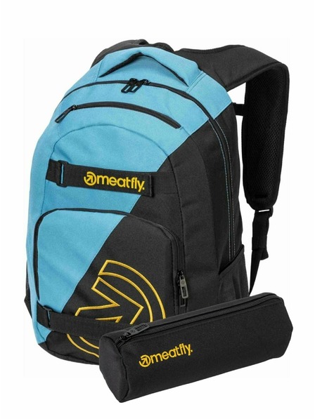 Meatfly Meatfly nahrbtnik Exile Sky Blue / Yellow 24 L + PERESNICA | Volumen 24 L