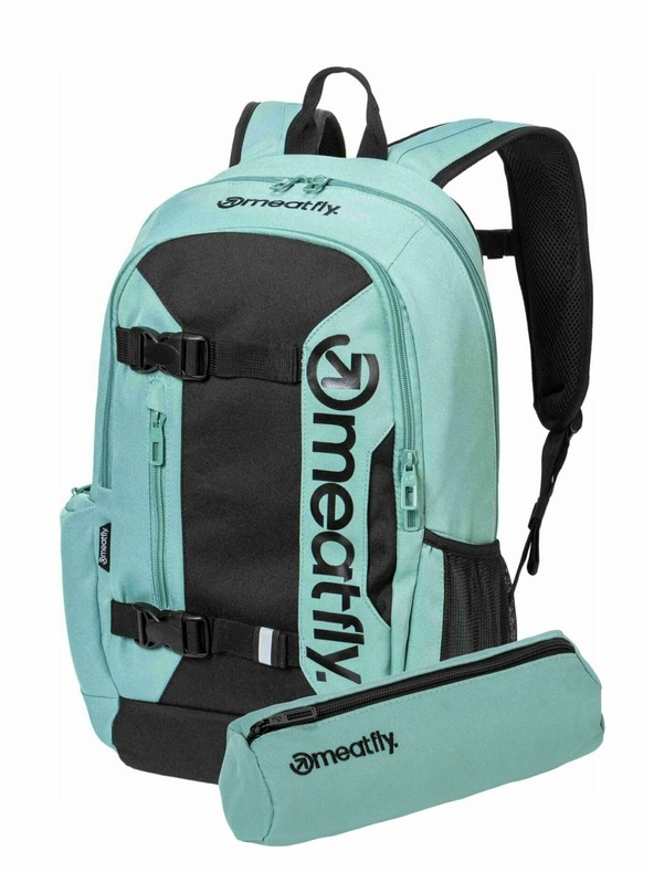 Meatfly Meatfly nahrbtnik Basejumper Sea Green 22 L + PERESNICA | Volumen 22 L