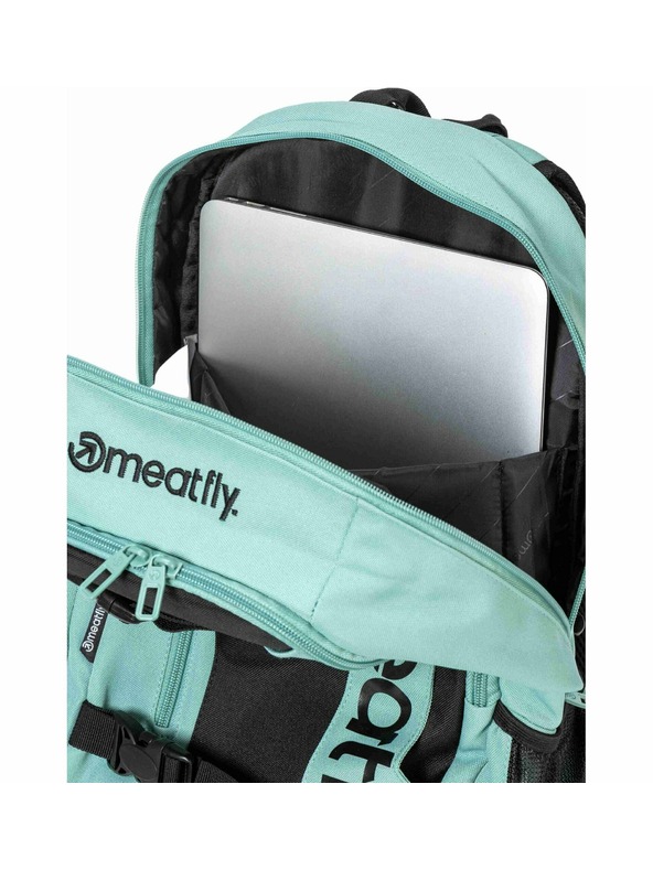 Meatfly Meatfly nahrbtnik Basejumper Sea Green 22 L + PERESNICA | Volumen 22 L