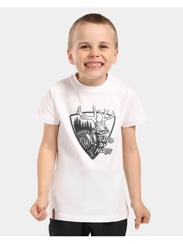 Kilpi Dečja bombažna majica Kilpi SALO-JB Bela