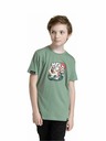 Meatfly Meatfly otroška majica Dino Olive | Zelena
